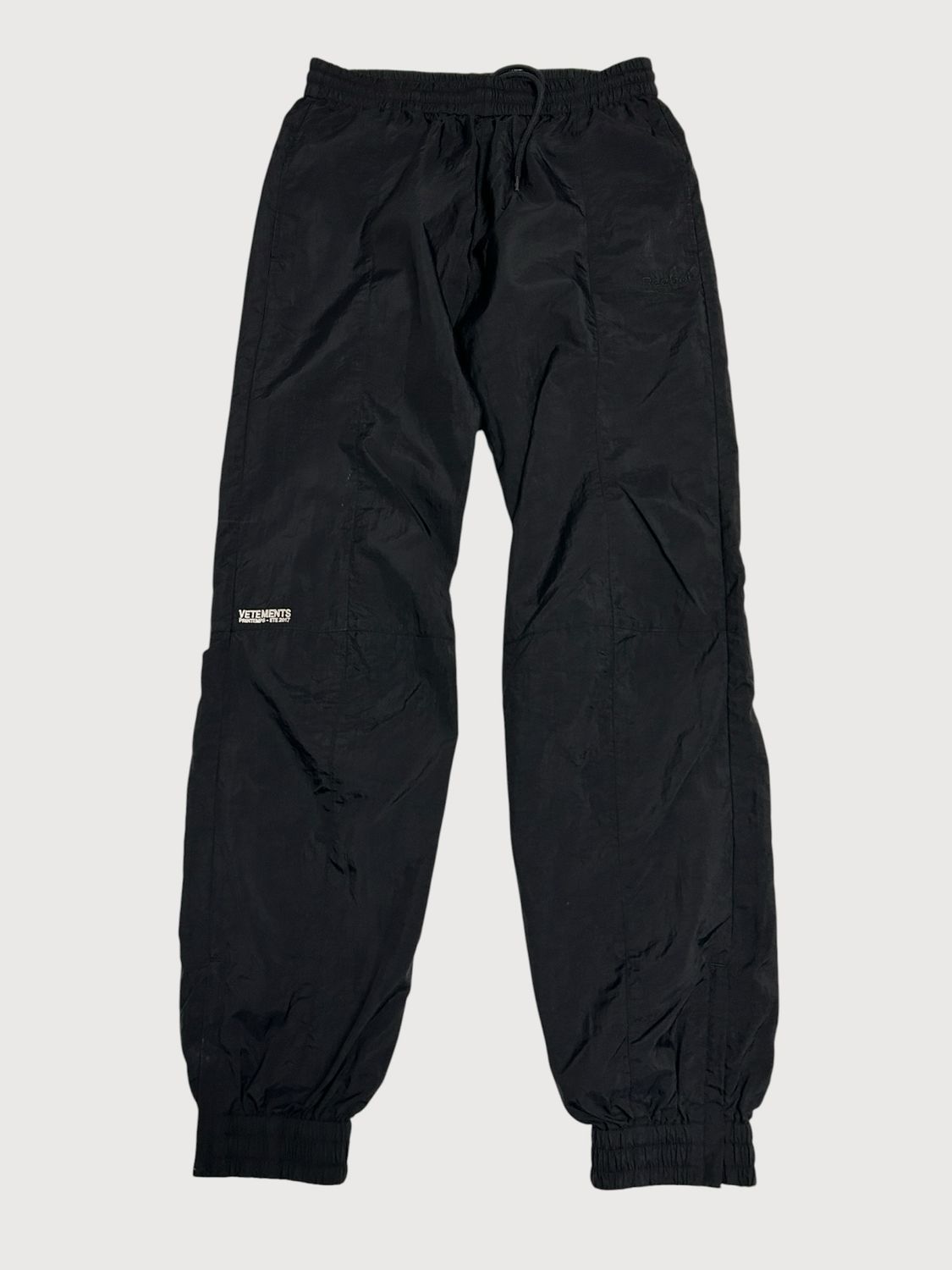 Vetements x Reebok SS2017 deconstructed track pants