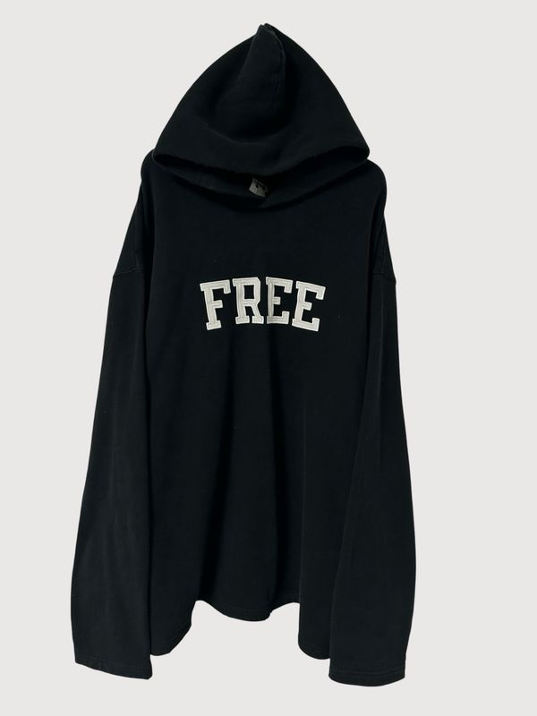 Balenciaga by Demna Gvasalia FW2021  “Free” distressed hoodie