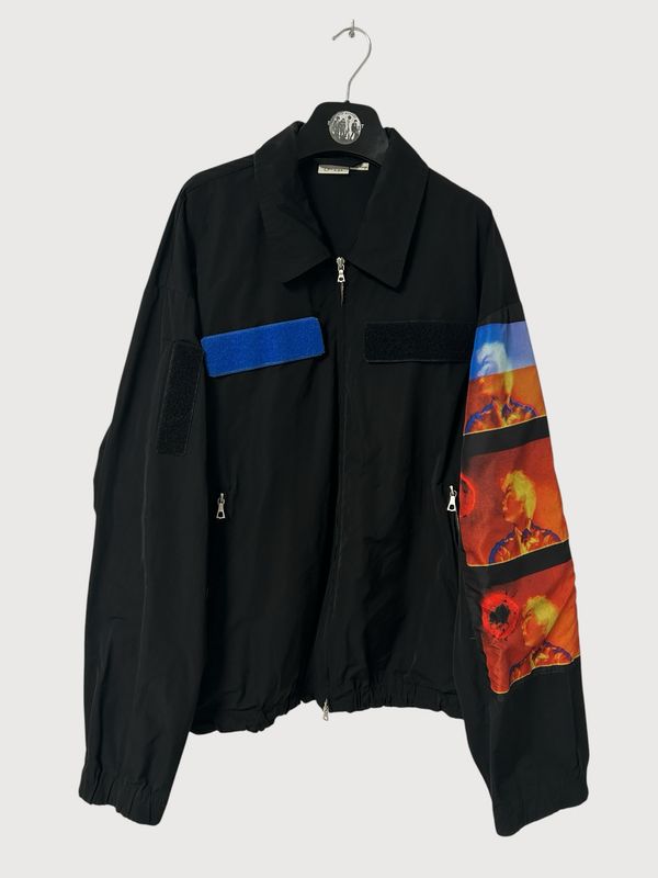 Dries Van Noten SS2021 Len Lye film print oversized jacket
