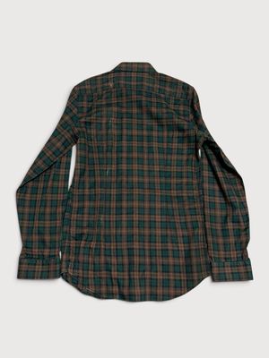 Gucci SS2012 Skinny Tartan Check Shirt