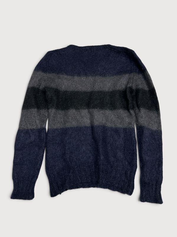 Gucci by Frida Giannini FW2011 Runway striped mohair silk sweater