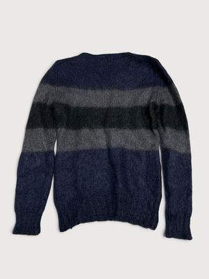 Gucci by Frida Giannini FW2011 Runway striped mohair silk sweater