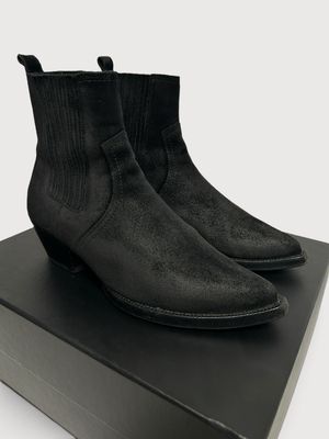 Saint Laurent Paris Lukas 40 Otterproof Suede Chelsea Boots