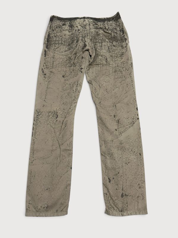 Dolce &amp; Gabbana 2008 Skull Print Jeans