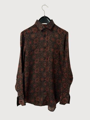 Saint Laurent Paris FW2018 Sample Paisley Shirt