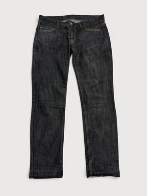 Yohji Yamamoto FW2006 3-stripe washed denim jeans