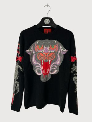 Amal Guessous  Cashmere Tiger Sweater