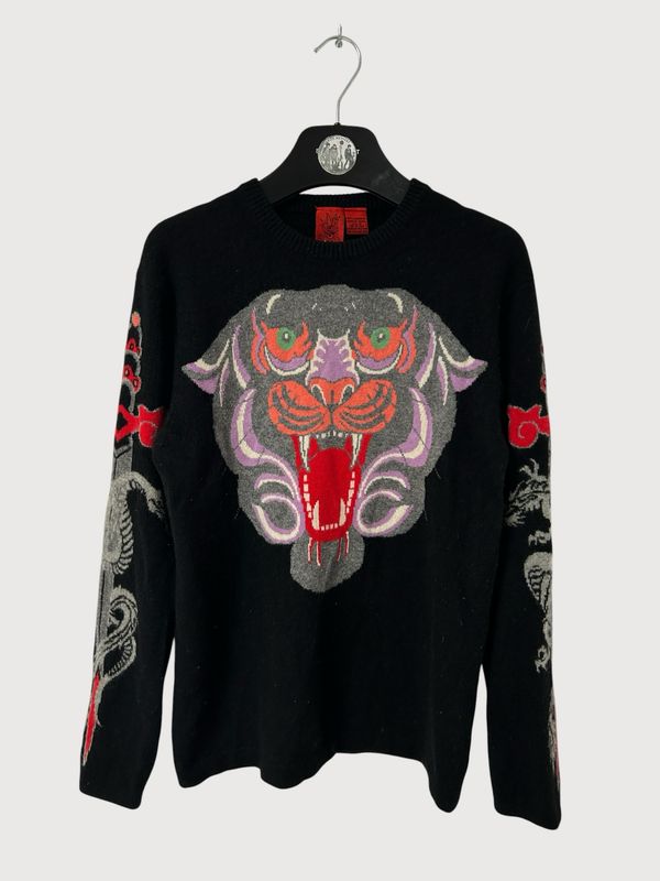 Amal Guessous  Cashmere Tiger Sweater