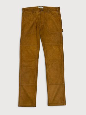 Saint Laurent Paris  Cruise 2018 Look 24 Sample suede carpenter pants