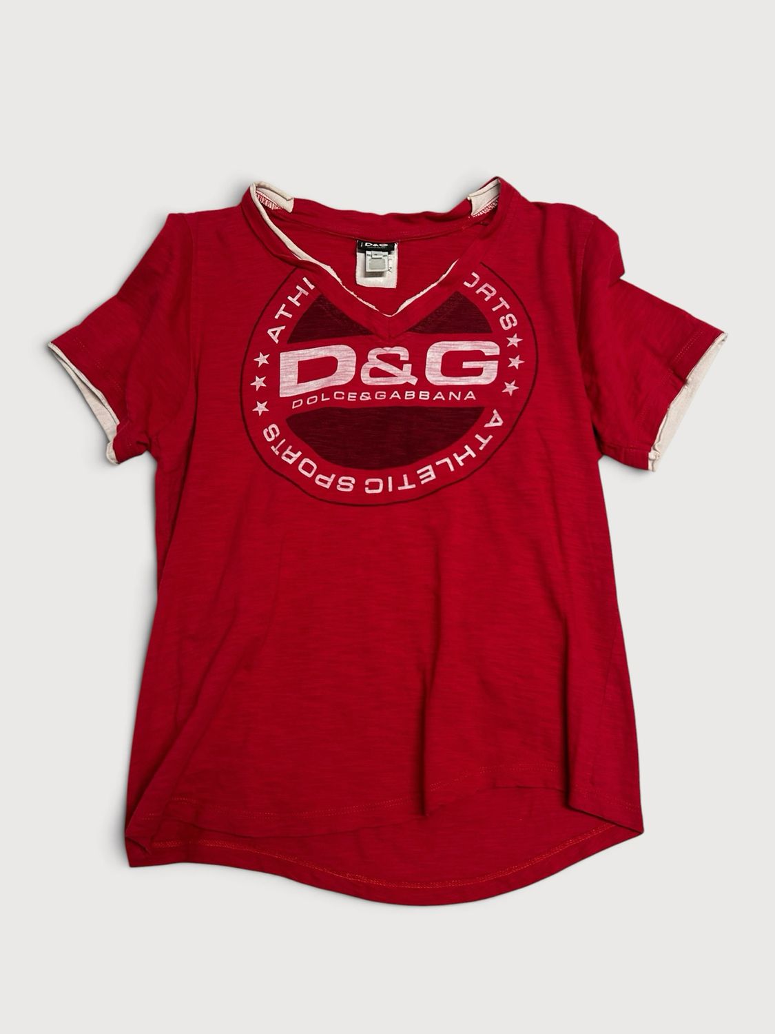 Dolce &amp; Gabbana Athletic V-Neck Tee