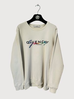 Givenchy  SS2020 Rainbow Logo Crewneck