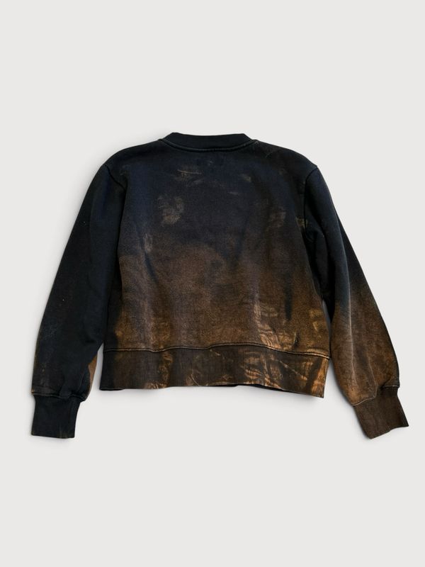 424  Distorted Logo Crewneck