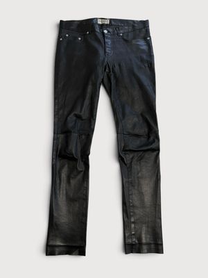 Saint Laurent Paris by Hedi Slimane FW2013 lambskin leather jeans