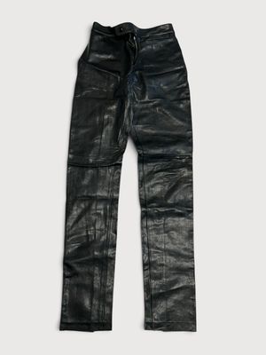 Saint Laurent by Hedi Slimane FW15 Sample Calf Leather Trousers