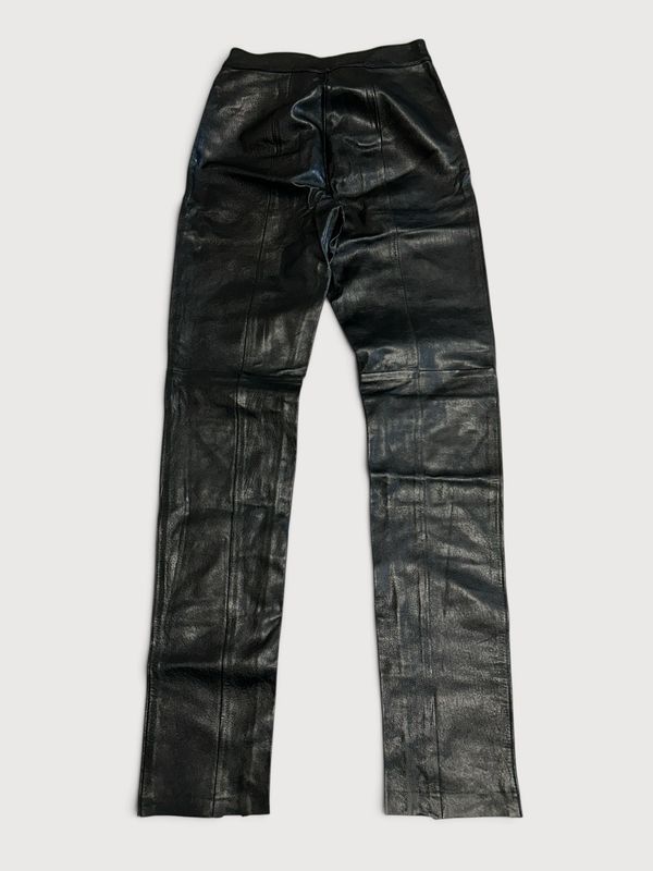 Saint Laurent by Hedi Slimane FW15 Sample Calf Leather Trousers