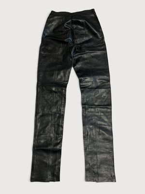 Saint Laurent by Hedi Slimane FW15 Sample Calf Leather Trousers