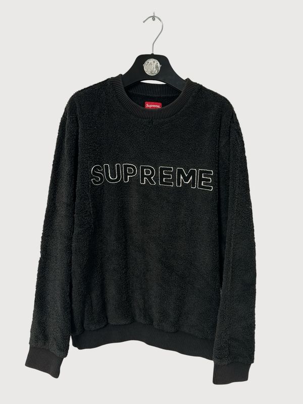 Supreme  SS17 Terry Logo Crewneck