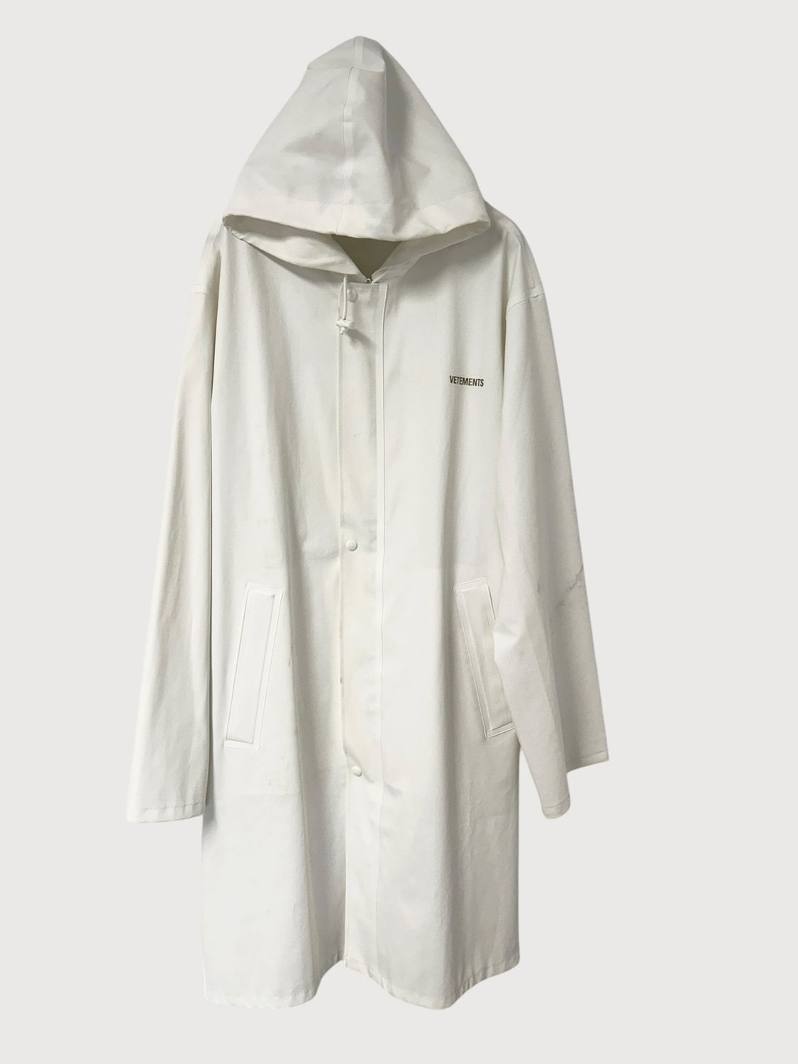 Vetements SS16 logo raincoat