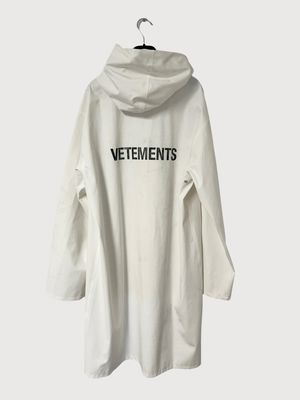 Vetements SS16 logo raincoat