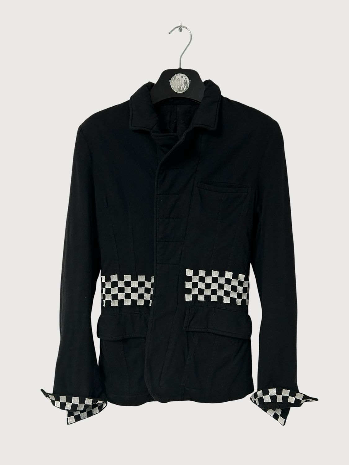 Haider Ackermann  FW19 Checkerboard Embroidered Blazer