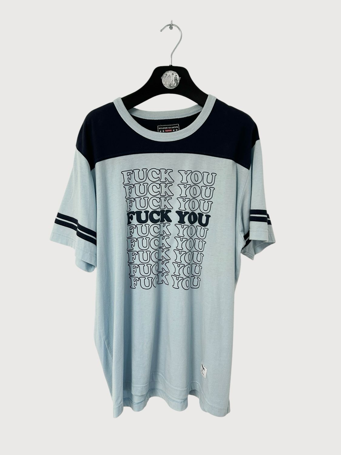 Supreme Hysteric Glamour  FW17 “Fuck You” Football Tee