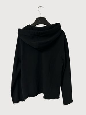 Balmain FW13 Raw Cut Logo Hoodie