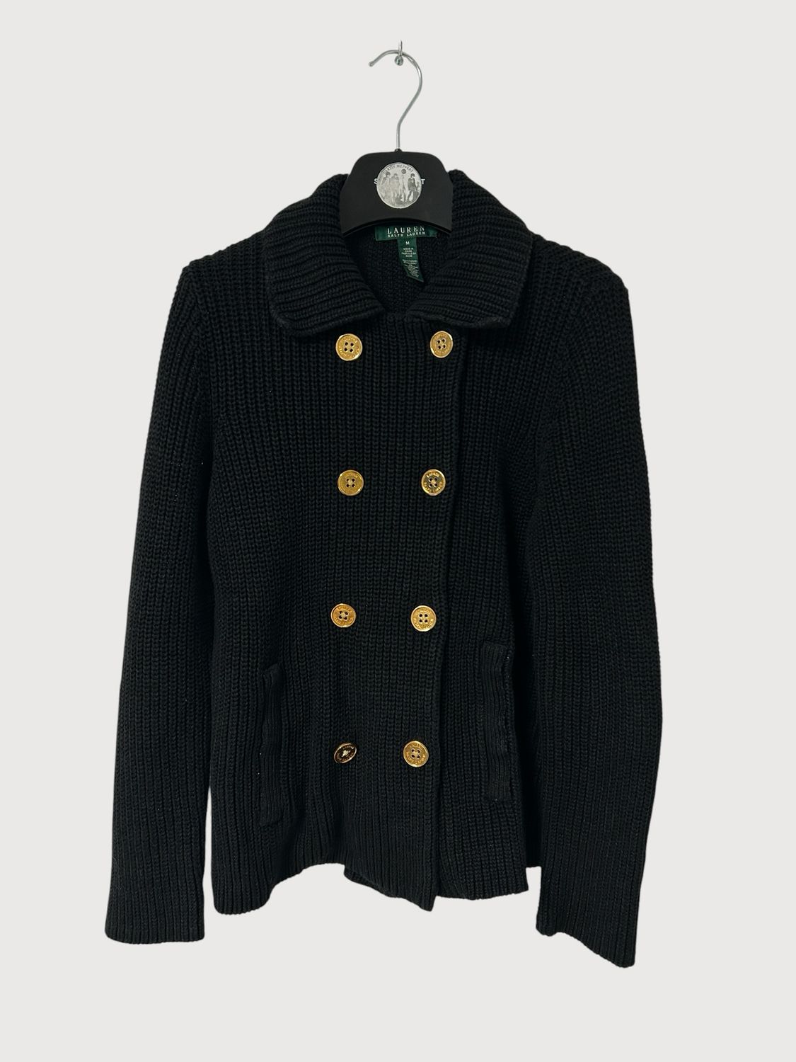 Ralph Lauren Double-Breasted Knit Jacket