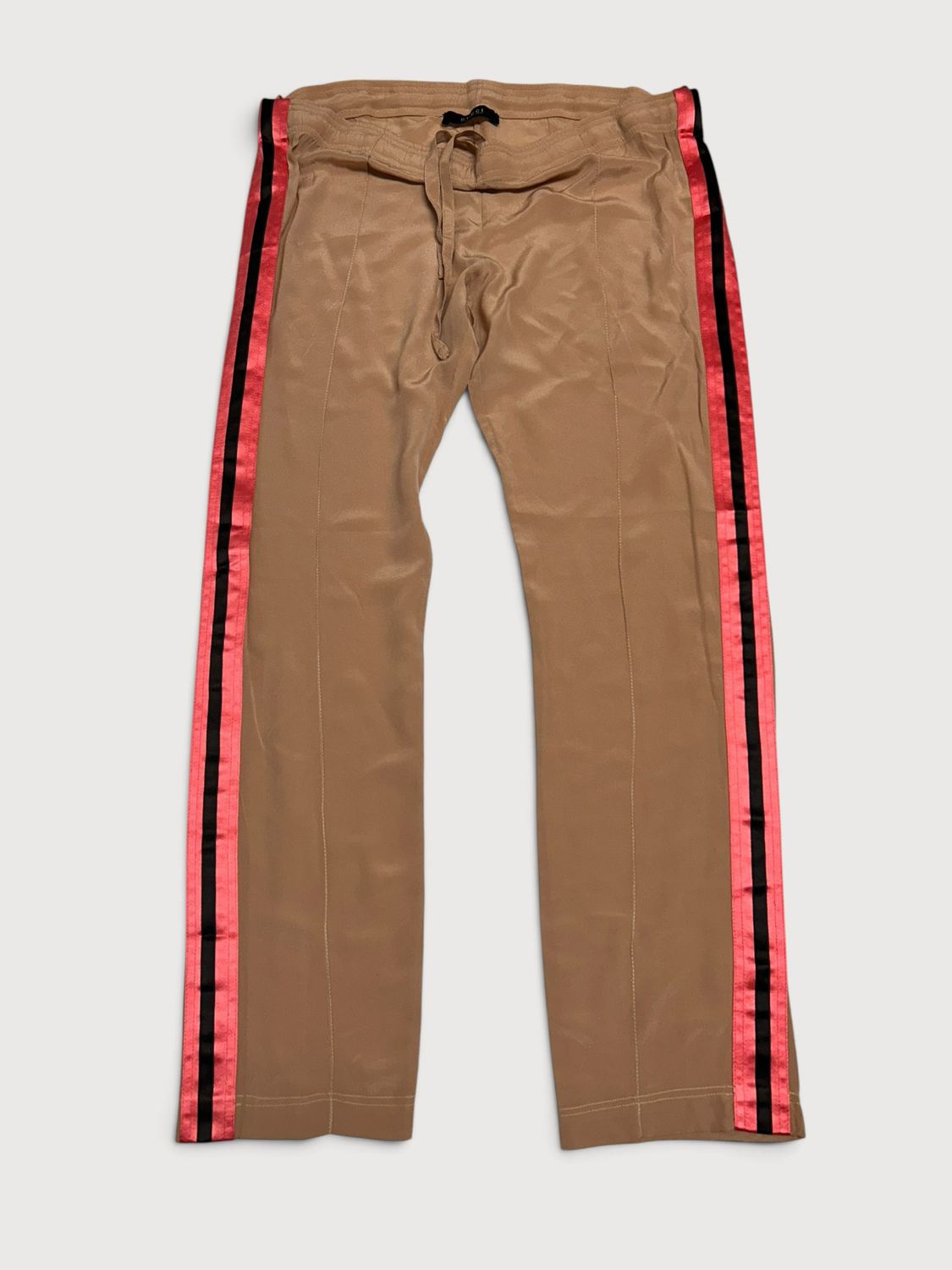 Gucci by Tom Ford SS04 Silk Side Stripe Runway Pants