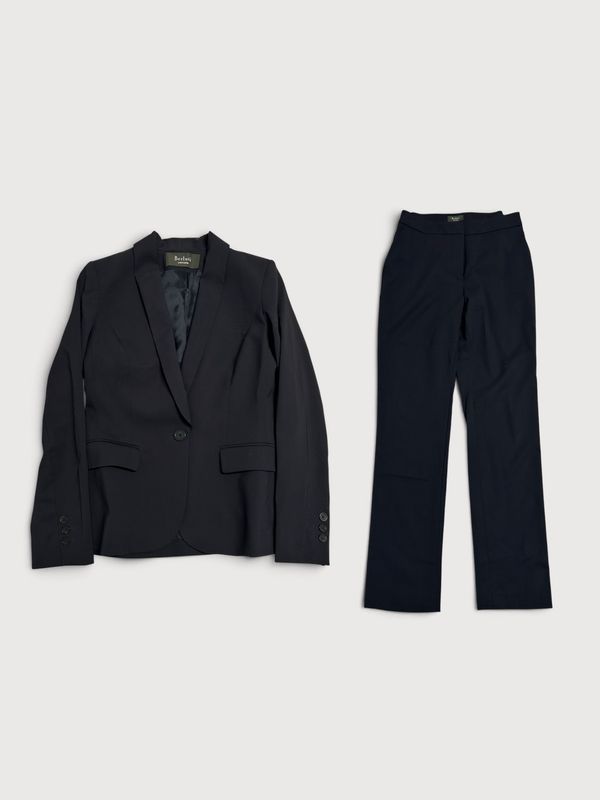 Berluti Uniform Shawl Collar Wool Suit