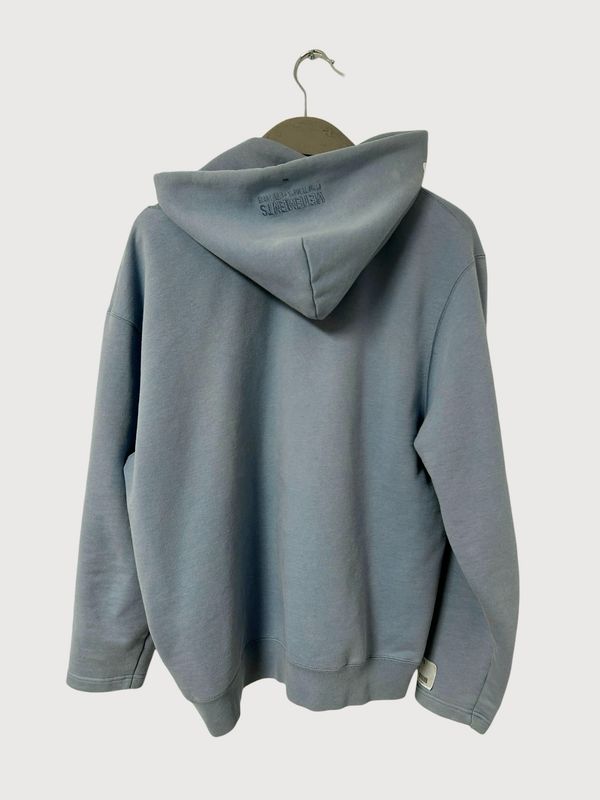 Vetements SS18 Cut Out Archive Label Hoodie