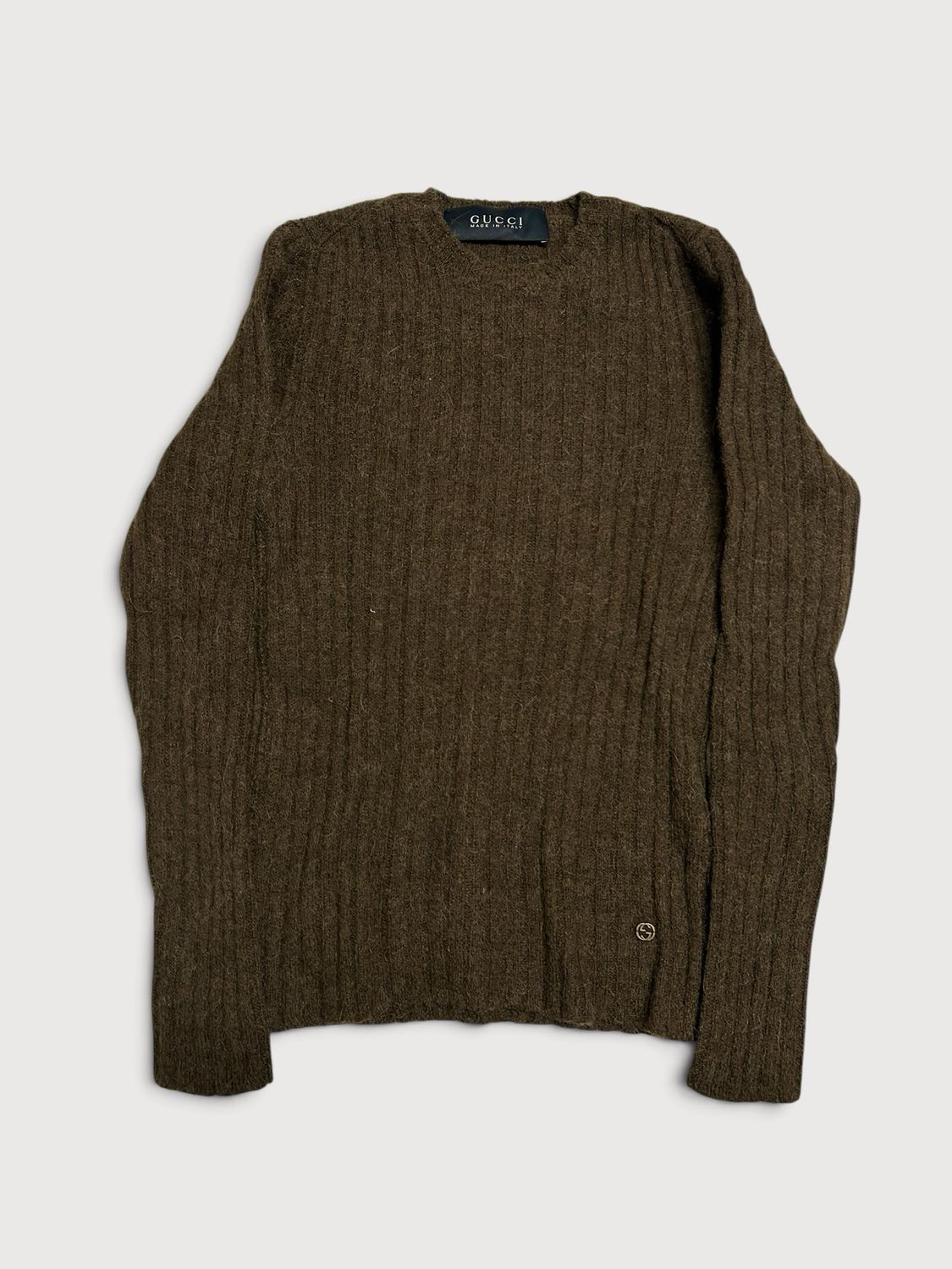Gucci FW15 Alpaca Wool Ribbed Knit