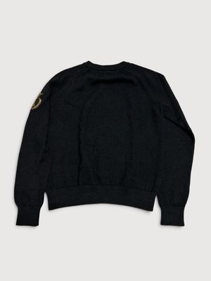 Saint Laurent Paris FW19 SL Crest Patch Knit