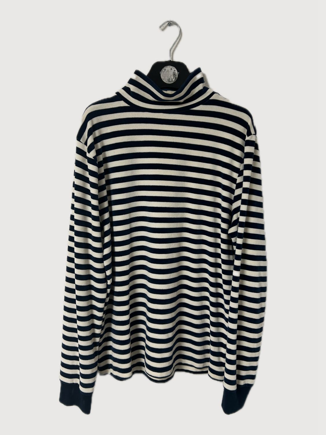 Our Legacy striped velvet turtleneck