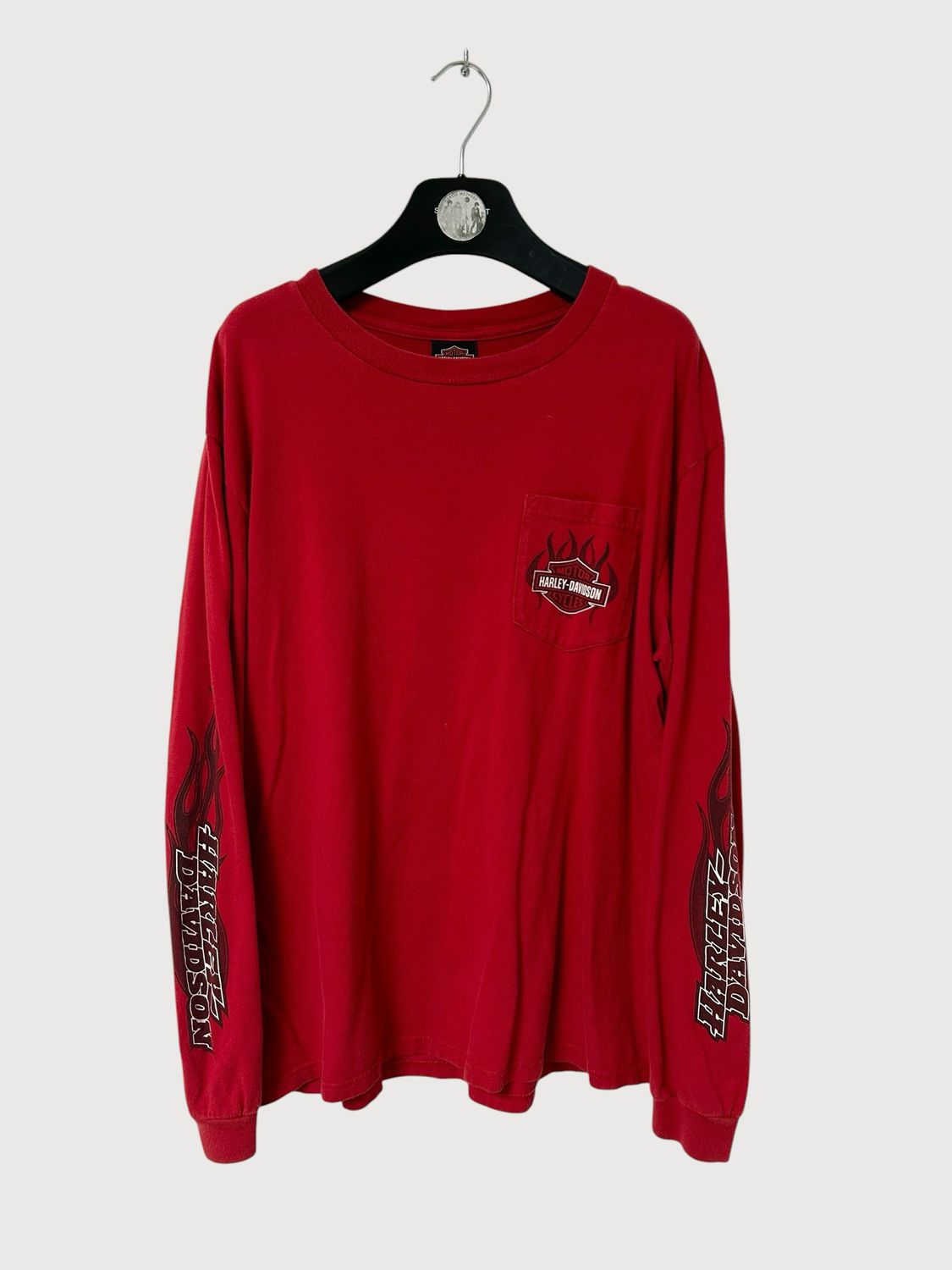 Harley Davidson  2010 Macon Georgia Flame Longsleeve