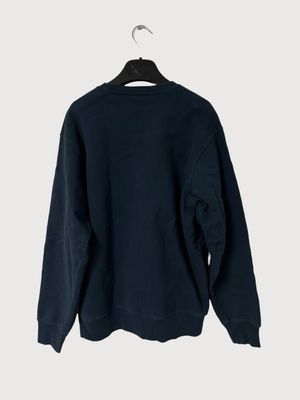 Supreme  FW18 World Famous Crewneck Navy