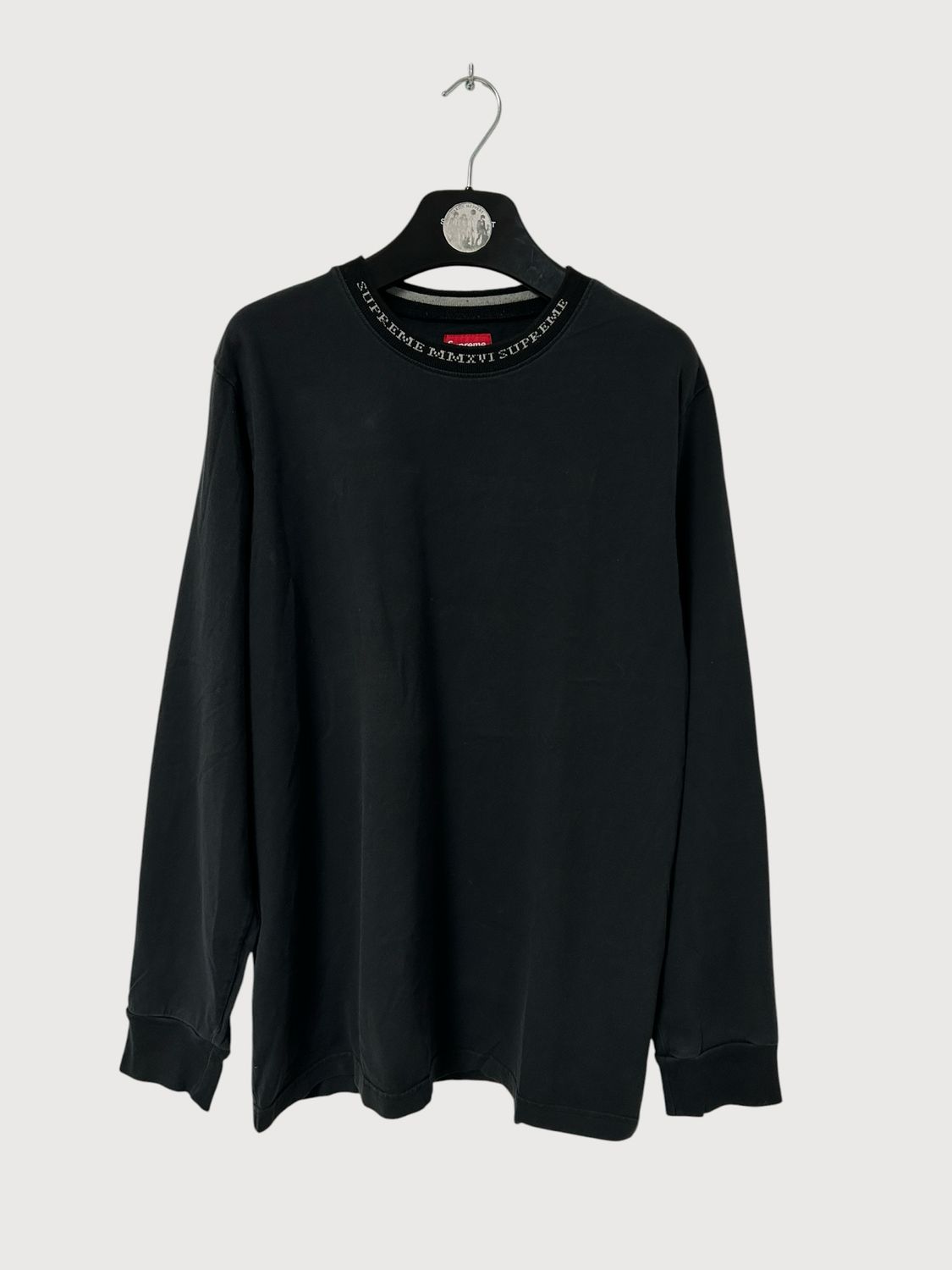 Supreme  FW16 Rib Logo Athletic Top