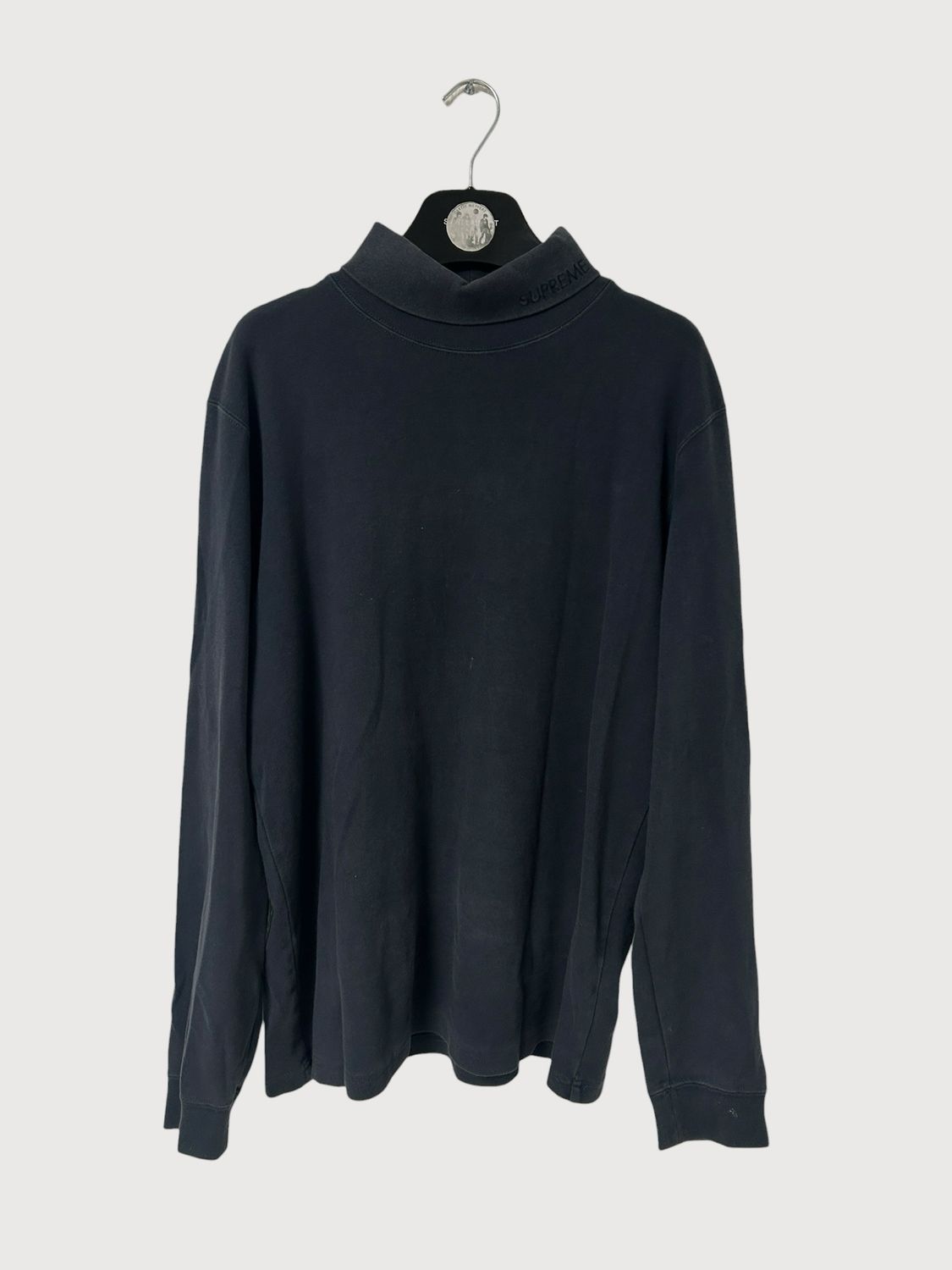 Supreme  SS16 Solid LS Turtleneck Black