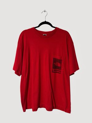 Supreme x The North Face  SS23 Pocket Tee Red