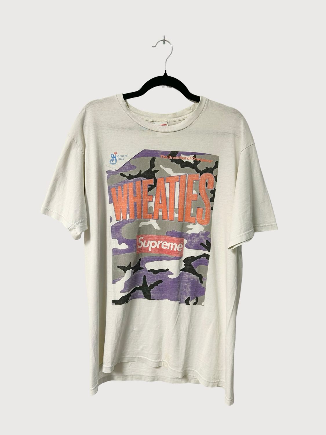 Supreme  SS21 Wheaties Tee White