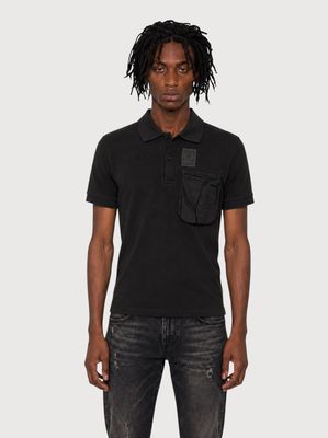 Raf Simons x Fred Perry  SS19 Utility Pocket Polo Black