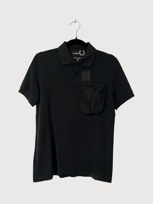 Raf Simons x Fred Perry  SS19 Utility Pocket Polo Black