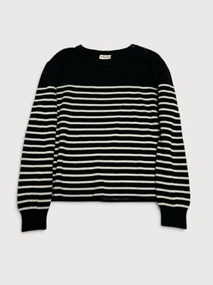Saint Laurent Paris  FW19 Striped Sailor Knit