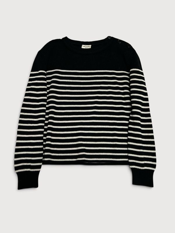 Saint Laurent Paris  FW19 Striped Sailor Knit