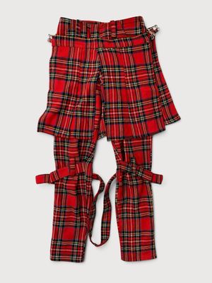 BOY London  90s Seditionaries Tartan Bondage Pants
