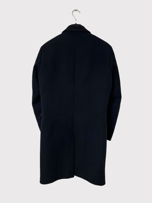 Acne Studios  FW15 Garret Navy Wool Coat