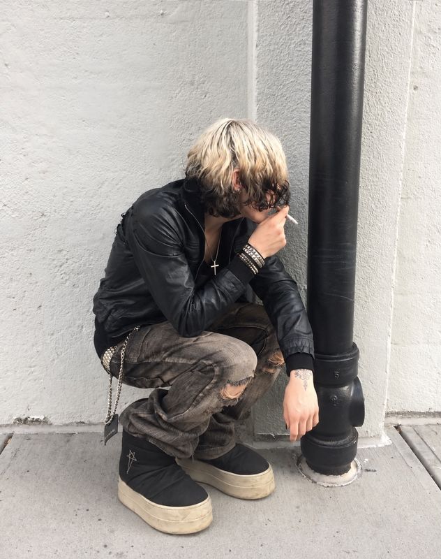 Rick Owens  FW24 Mega Bumper Low Lunar