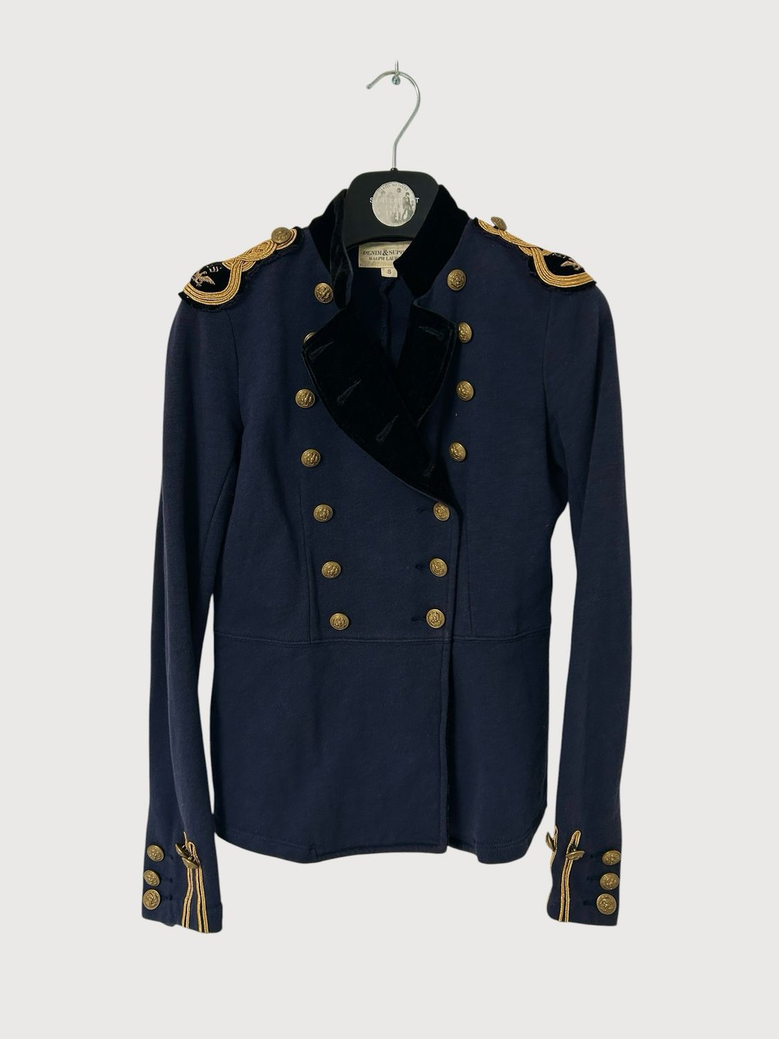 Ralph Lauren 2014 Velvet Trim Napoleon Jacket