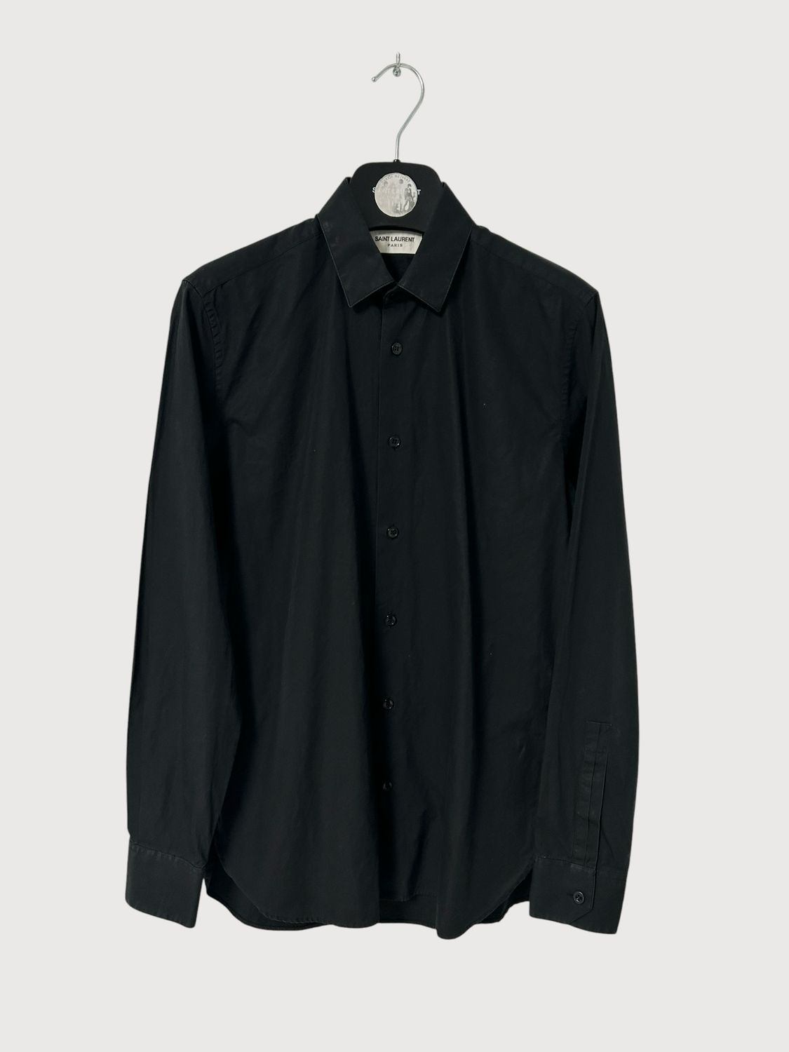 Saint Laurent SS19 Black Cotton Shirt