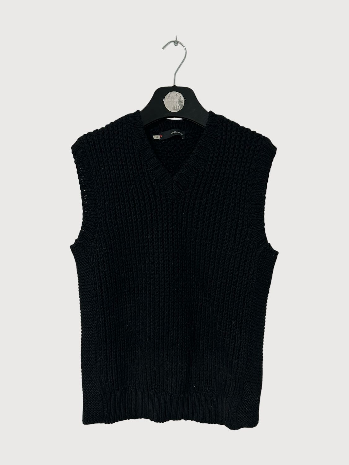 Dsquared2 FW12 Heavy Wool Chunky Knit Vest