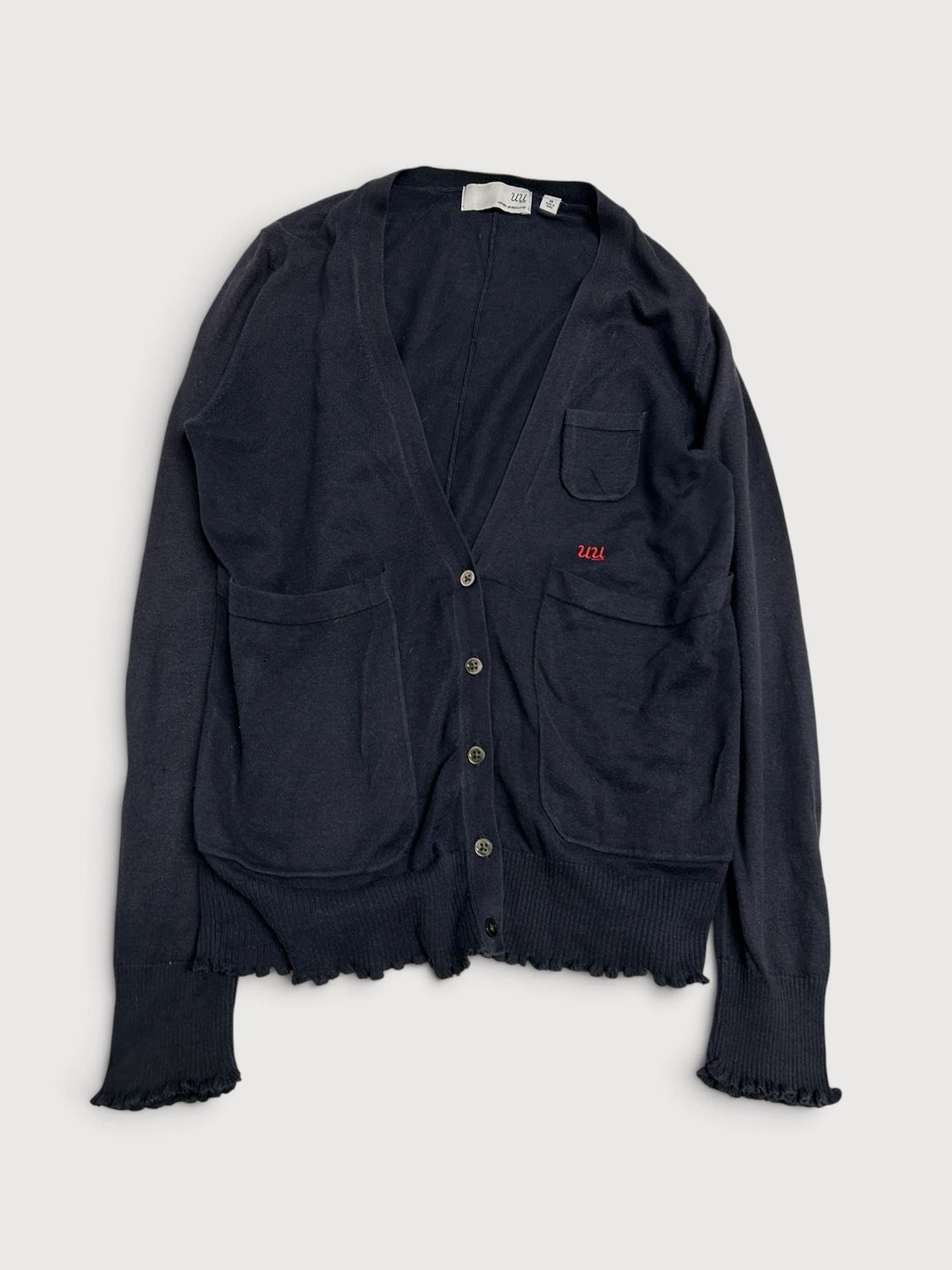 Undercover  FW12 “UU” Distressed Cardigan